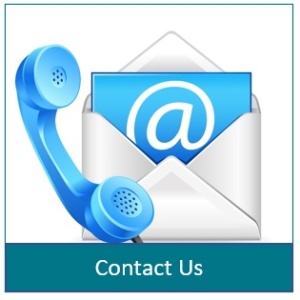 picture of envelope and phone handset. below picture it says contact us. Link to our contact page